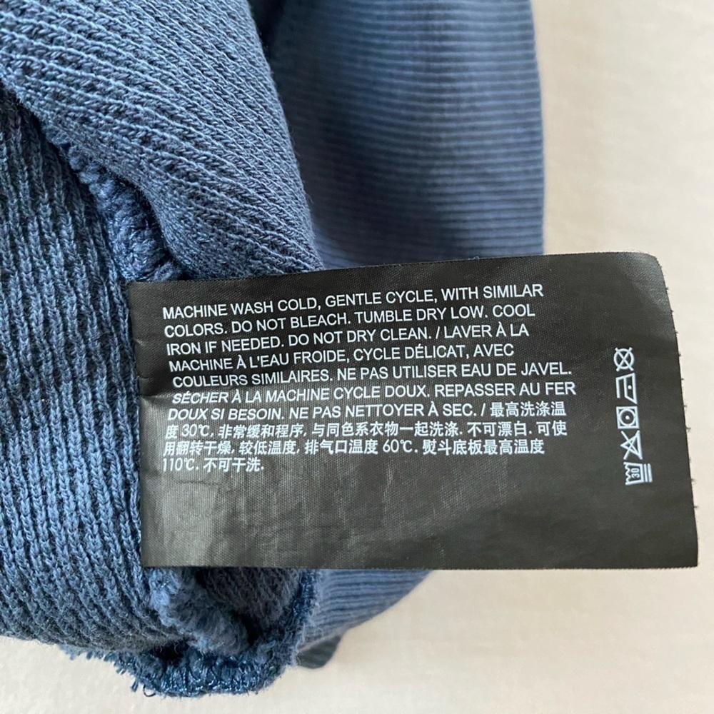 Theory Hoodie in Organic Cotton Thermal. XXL - Picture 11 of 12